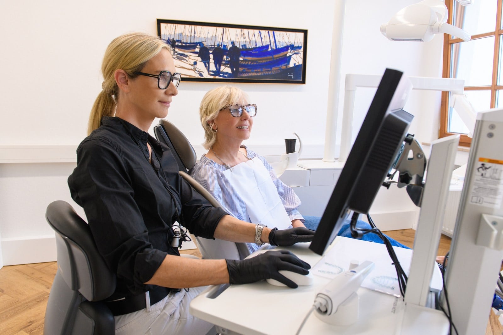 behandlungsplanung monitor zahnarztpraxis rampf bachhagel